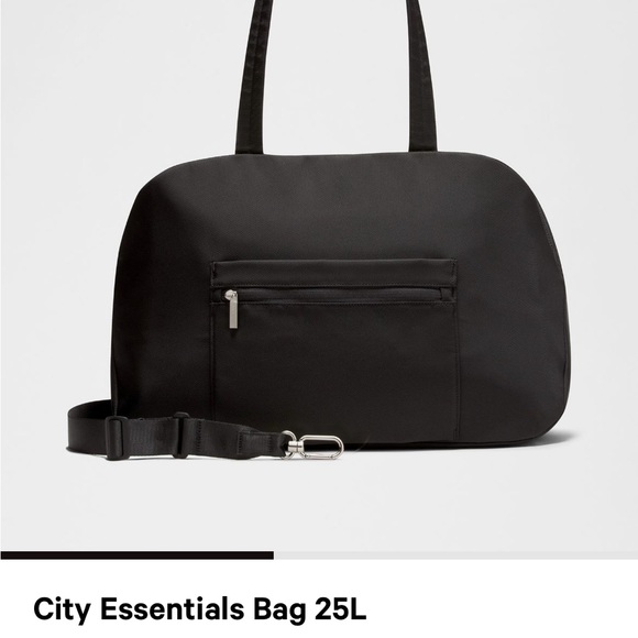 lululemon City Essentials Bag, Black. - Picture 3 of 10